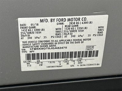 2018 Ford Explorer Sport