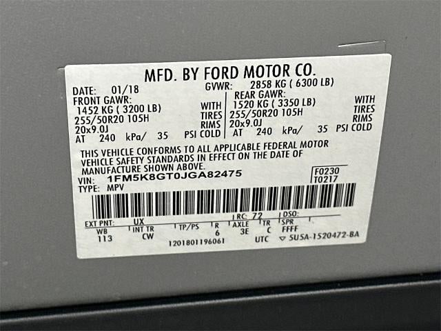 2018 Ford Explorer Sport