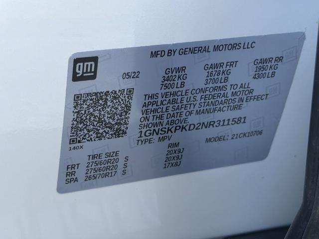 2022 Chevrolet Tahoe Z71