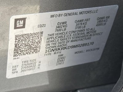 2021 Chevrolet Tahoe RST