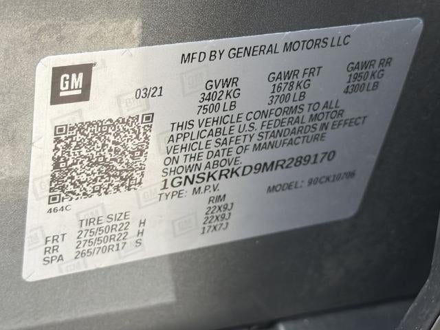 2021 Chevrolet Tahoe RST