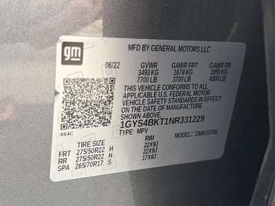2022 Cadillac Escalade Premium Luxury