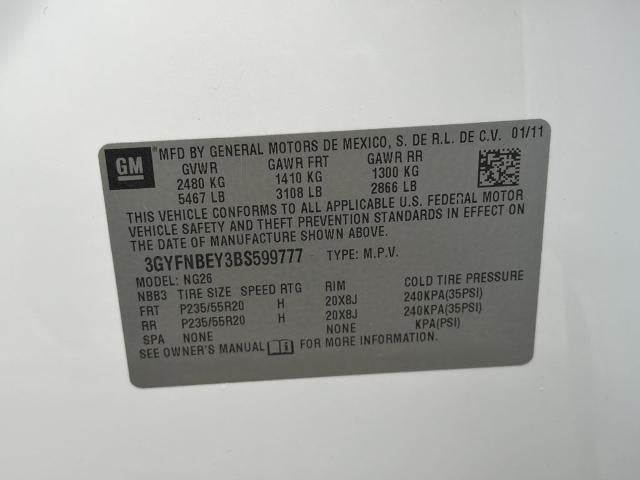 2011 Cadillac SRX Performance Collection