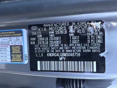 2021 Kia Sorento Hybrid S