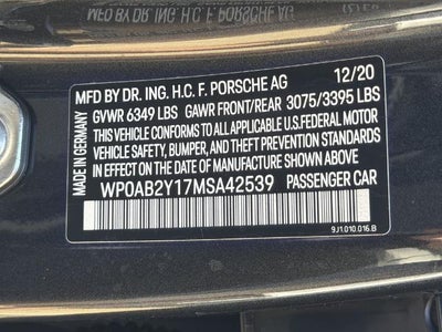 2021 Porsche Taycan 4S