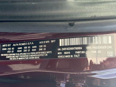 2017 Alfa Romeo Giulia Ti