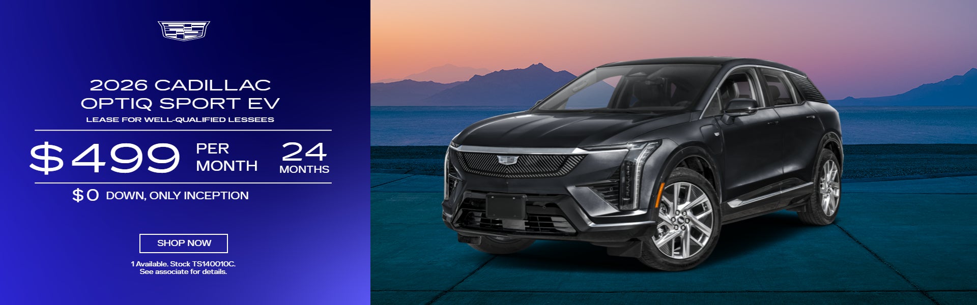 2026 CADILLAC OPTIQ LEASE OFFER